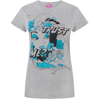 dessins animes camiseta manga larga trust me para mujer