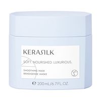 smoothing mask 200 ml - kerasilk - mascarilla de nutricion intensa y suavidad profunda para cabello seco rebelde yo rizado u ondulado