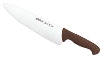 cuchillo cocinero de acero inoxidable nitrum de 250 mm mango marron