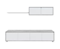 conjunto para salon mueble tv y modulo superior