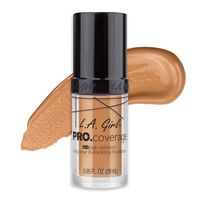 base de maquillaje liquida - pro coverage illuminating - la girl tan