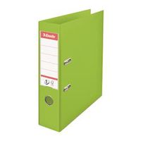 esselte 75mm lever arch file polypropylene a4 green 10 pack