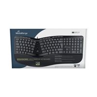 mediarange wired ergonomic multimedia keyboard black mros120-uk