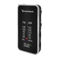 sunstech rpc6sl radio portatil negra