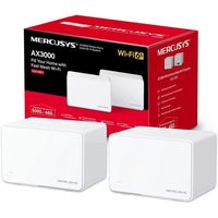 mercusys halo h80x pack de 2 sistema wifi mesh ax3000 wifi 6 doble banda gigabit