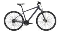 bicicleta de ciudad   bicicleta hibrida  p cannondale  p quick cx 3 shimano tourney 8s gris pizarra