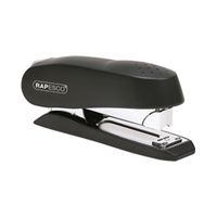 rapesco luna heavy duty black half strip stapler 0