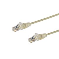 startech n6pat250cmgrs cable de red cat6 delgado rj-45 sin enganches 25m gris