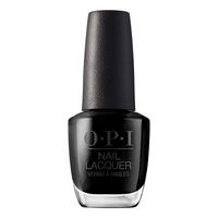 nail lacquer lady in black - 15 ml - opi - esmalte efecto manicura profesional negro