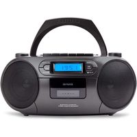 aiwa bbtc-550bk radio cd bluetoothusbauxcasete negro