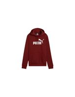 sudadera puma essentials logo mujer rojo