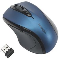 kensington pro fit usb wireless mouse mid-size blue k72421ww