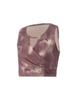 top puma studio crop mujer purple