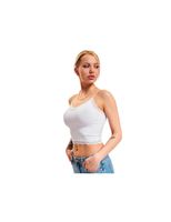 top only vicky lace seamless cropped bright blanco mujer