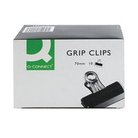 q-connect grip clip 70mm black 10 pack kf01290