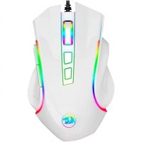 redragon m607w griffin raton gaming rgb 7200 dpi blanco