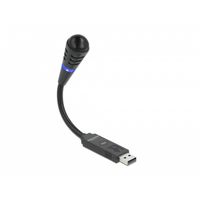 delock microfono usb con boton de silencio negro