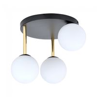 plafon de techo telpa opal 3 luces