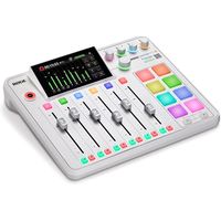 rode rodecaster pro ii mesa de mezclas 9 canales blanco