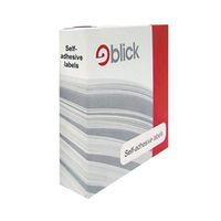 blick labels in dispensers 25x50mm white 400 pack