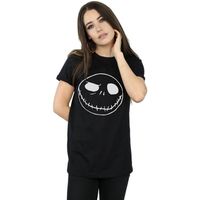 disney camiseta manga larga nightmare before christmas jacks big face para mujer