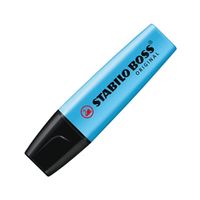 stabilo boss highlighter pen 2-5mm tip blue pack 10 - 703110