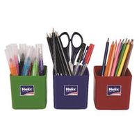 helix pencil pots assorted 12 pack 753810