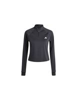 sudadera de fitness adidas essentials tr-es 14zip mujer negro