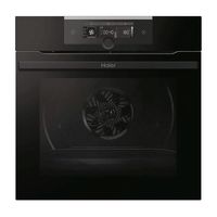 horno multifuncion - haier hwo60sm2f3bh 60 cm aqualisis negro