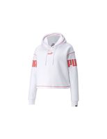 sudadera puma power hoodie fl w white