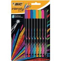 bic intensity fineliner pens assorted 8 pack