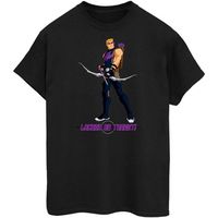 hawkeye camiseta manga larga locked on target para mujer