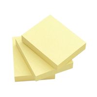 q-connect quick notes 51x76mm yellow pack of 12 kf10501