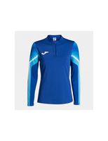 sudadera de running joma elite xi mujer royal blanco