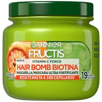 garnier acondicionador fructis vitamin force hair bomb biotina mascarilla para mujer