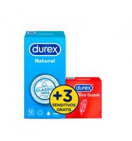 durex preservativos natural plus 12 unidades regalo 3 sensitivos