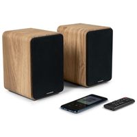 thomson ws602duo altavoces bluetooth 100w madera