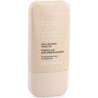 sensilis base de maquillaje pure age perfection maquillaje anti-imperfecciones 05-peche ro para mujer