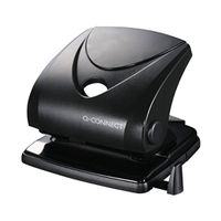 q-connect standard duty 2 hole punch black 827p ref kf01235