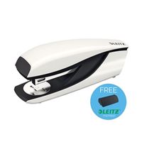 leitz wow metal stapler 30 sheet throat depth 60mm pearl - 55021001