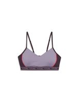 sujetador deportivo de fitness puma move strong bra mujer ciruela