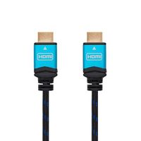 cable hdmi a to hdmi a 4k 15m nanocable black m-m60hz 18gbps v20 trenzado