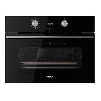 horno multifuncion - teka hlc 8510 p pizza 45 cm pirolisis cristal negro