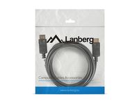 cable displayport lanberg macho macho 4k 3m negro