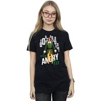 elf camiseta manga larga angry para mujer