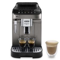 delonghi magnifica evo cafetera superautomatica 15 bares titanionegra 6 bebidas