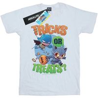 dc comics camiseta manga larga super friends tricks or treats para nina