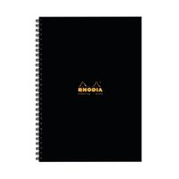 rhodia meeting book a4 wirebound hardback black 160 pages 3 pack