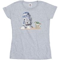 disney camiseta manga larga the mandalorian para mujer