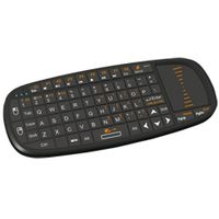 mini teclado bluetooth con touchpad y puntero laser